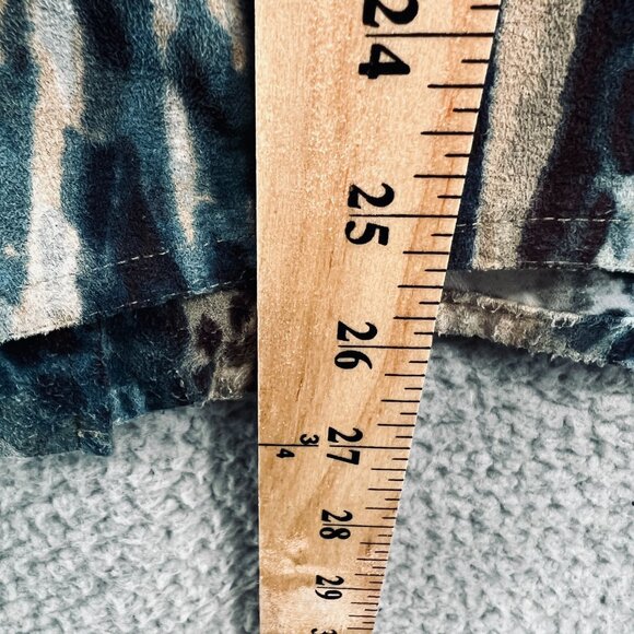 Chicos Womens Jacket 2 Large Animal Print Safari Utility Blazer Button Front - Picture 10 of 10